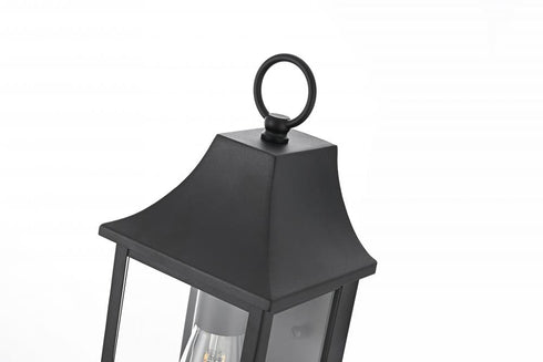 Elegant Lighting Shepard 6 inch Outdoor Wall Sconce in Black Model: OD503W15BK
