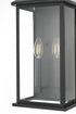 Elegant Lighting Shepard 8 inch Outdoor Wall Sconce in Black Model: OD503W21BK