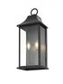 Elegant Lighting Shepard 8 inch Outdoor Wall Sconce in Black Model: OD503W21BK