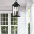 Elegant Lighting Shepard 8 x 20.5 inch Outdoor Pendant in Black Model: OD503H21BK