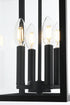 Elegant Lighting Sheridan 7 inch Outdoor Pendant in Black Model: OD324H16BK
