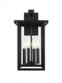 Elegant Lighting Sheridan 7 inch Outdoor Pendant in Black Model: OD324W17BK