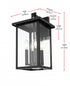 Elegant Lighting Sheridan 7 inch Outdoor Pendant in Black Model: OD324W17BK
