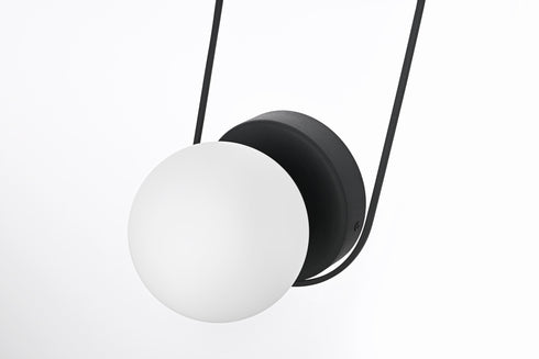 Elegant Lighting Silas 1 Light Wall Sconce W5.9 Inch E5.9 Inch H11.8 Inch in Black Model: OD403W12BK