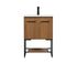 Elegant Lighting Sloane 24 Inch Single Bathroom Vanity in Walnut Brown Model: VF42524WB