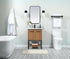 Elegant Lighting Sloane 24 Inch Single Bathroom Vanity in Walnut Brown Model: VF42524WB