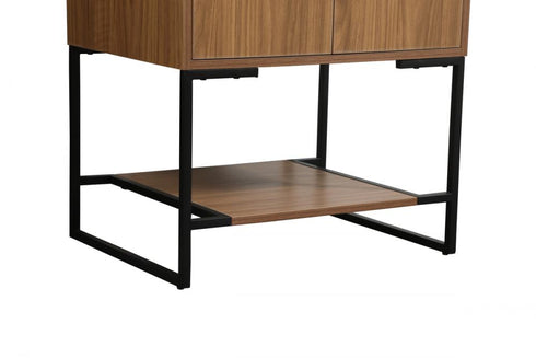 Elegant Lighting Sloane 24 Inch Single Bathroom Vanity in Walnut Brown Model: VF42524WB