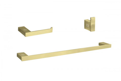 Elegant Lighting Sofia 3 piece Bathroom Hardware Set in Brushed Gold Model: HWB-13S3HBGD