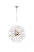 Elegant Lighting Solace 9 lights in Chrome pendant Model: 3507D18C