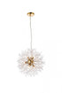 Elegant Lighting Solace 9 lights in Chrome pendant Model: 3507D18C