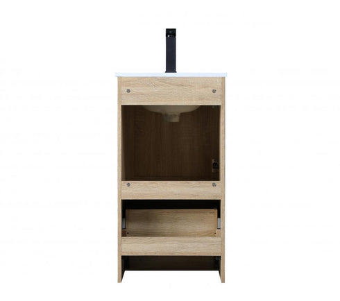 Elegant Lighting Soma 18 inch Single Bathroom Vanity in Mango Wood Model: VF2818MW