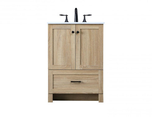 Elegant Lighting Soma 24 inch Single Bathroom Vanity in Mango Wood Model: VF2824MW