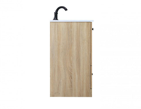 Elegant Lighting Soma 24 inch Single Bathroom Vanity in Mango Wood Model: VF2824MW