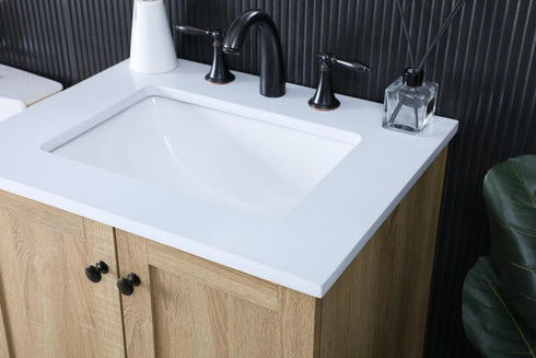 Elegant Lighting Soma 24 inch Single Bathroom Vanity in Mango Wood Model: VF2824MW