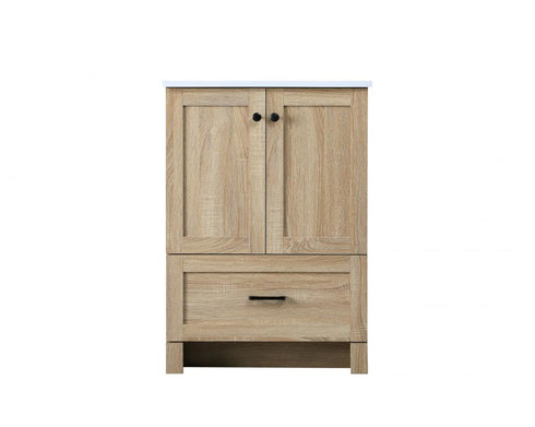 Elegant Lighting Soma 24 inch Single Bathroom Vanity in Mango Wood Model: VF2824MW
