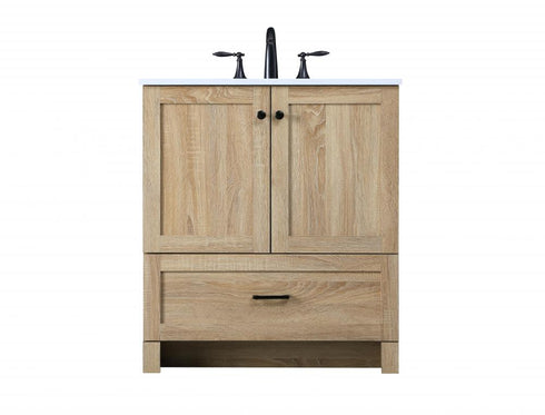 Elegant Lighting Soma 30 inch Single Bathroom Vanity in Mango Wood Model: VF2830MW