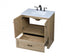 Elegant Lighting Soma 30 inch Single Bathroom Vanity in Mango Wood Model: VF2830MW