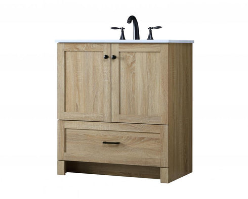 Elegant Lighting Soma 30 inch Single Bathroom Vanity in Mango Wood Model: VF2830MW
