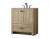Elegant Lighting Soma 30 inch Single Bathroom Vanity in Mango Wood Model: VF2830MW