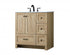 Elegant Lighting Soma 32 inch Single Bathroom Vanity in Mango Wood Model: VF2832MW
