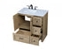 Elegant Lighting Soma 32 inch Single Bathroom Vanity in Mango Wood Model: VF2832MW