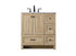 Elegant Lighting Soma 32 inch Single Bathroom Vanity in Mango Wood Model: VF2832MW