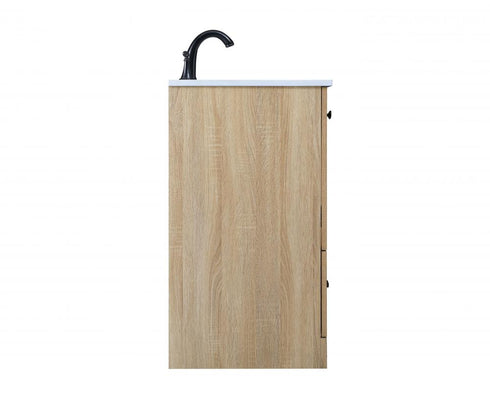 Elegant Lighting Soma 32 inch Single Bathroom Vanity in Mango Wood Model: VF2832MW
