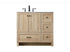 Elegant Lighting Soma 36 inch Single Bathroom Vanity in Mango Wood Model: VF2836MW