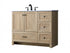 Elegant Lighting Soma 42 inch Single Bathroom Vanity in Mango Wood Model: VF2842MW