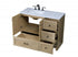 Elegant Lighting Soma 42 inch Single Bathroom Vanity in Mango Wood Model: VF2842MW
