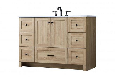 Elegant Lighting Soma 48 inch Single Bathroom Vanity in Mango Wood Model: VF2848MW