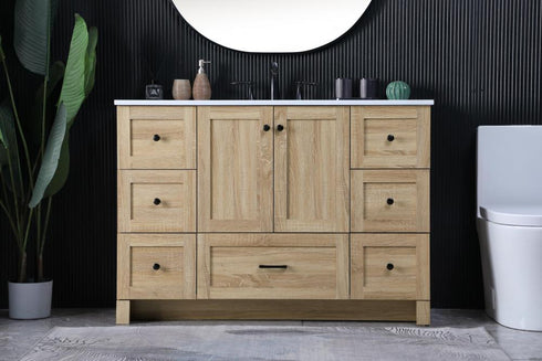 Elegant Lighting Soma 48 inch Single Bathroom Vanity in Mango Wood Model: VF2848MW