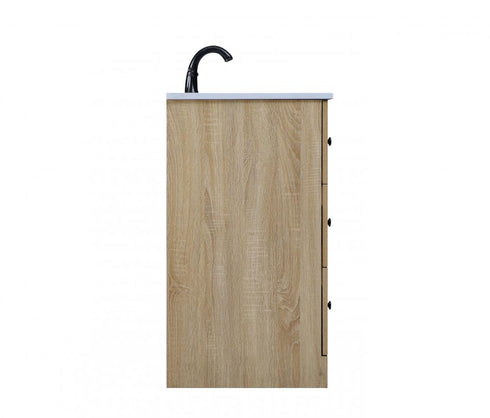 Elegant Lighting Soma 48 inch Single Bathroom Vanity in Mango Wood Model: VF2848MW