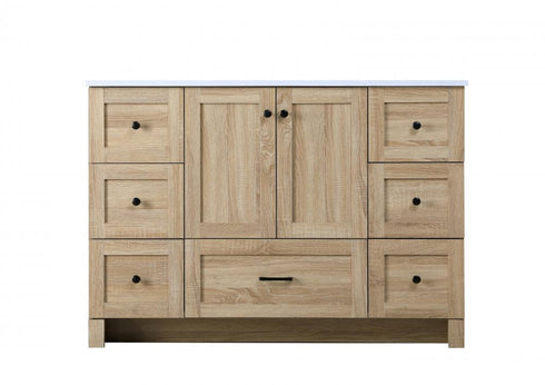 Elegant Lighting Soma 48 inch Single Bathroom Vanity in Mango Wood Model: VF2848MW