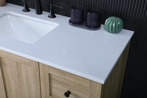 Elegant Lighting Soma 48 inch Single Bathroom Vanity in Mango Wood Model: VF2848MW