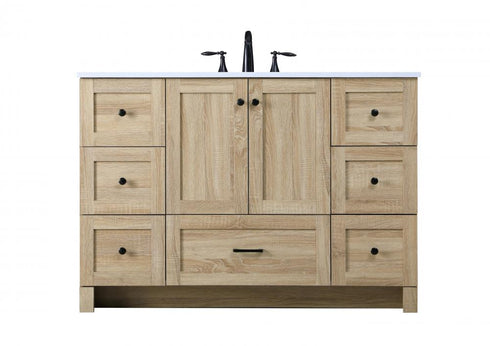 Elegant Lighting Soma 48 inch Single Bathroom Vanity in Mango Wood Model: VF2848MW