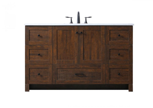 Elegant Lighting Soma 54 Inch Single Bathroom Vanity in Expresso Model: VF2854EX
