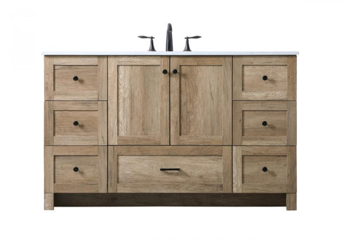 Elegant Lighting Soma 54 Inch Single Bathroom Vanity in Expresso Model: VF2854EX