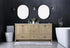 Elegant Lighting Soma 72 inch Double Bathroom Vanity in Mango Wood Model: VF2872DMW