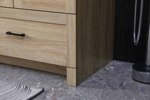 Elegant Lighting Soma 72 inch Double Bathroom Vanity in Mango Wood Model: VF2872DMW