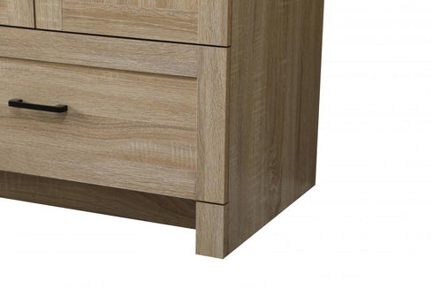 Elegant Lighting Soma 72 inch Double Bathroom Vanity in Mango Wood Model: VF2872DMW