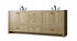 Elegant Lighting Soma 84 inch Double Bathroom Vanity in Mango Wood Model: VF2884DMW