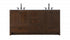 Elegant Lighting Soma Vanity Cabinet 5Dw 4Dr 66 Inch x19 Inch x34 Inch in Expresso Model: VF2866DEX