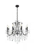 Elegant Lighting St. Francis 8 light in Chrome Chandelier Clear Royal Cut Crystal Model: V2015D26C/RC
