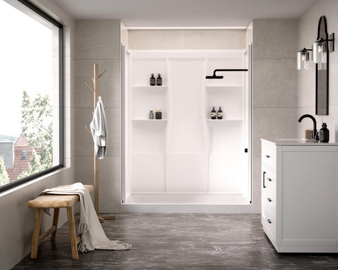 Elegant Lighting Sterling Shower Wall 60x36x72 in Glossy White Model: SW1016036GW