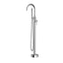 Elegant Lighting Steven Floor Mounted Roman Tub Faucet with Handshower in Brushed Gold Model: FAT-8001BGD
