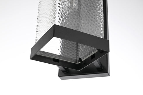 Elegant Lighting Swain 1 Light Wall sconce W6.5 Inch E8.5 Inch H16 Inch L1 in Black (1Box) Model: OD370W16BK