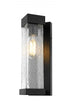 Elegant Lighting Swain 7 inch Outdoor Pendant in Black Model: OD370W14BK
