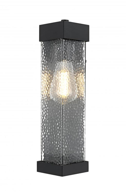 Elegant Lighting Swain 7 inch Outdoor Pendant in Black Model: OD370W14BK