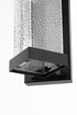 Elegant Lighting Swain 7 inch Outdoor Pendant in Black Model: OD370W14BK